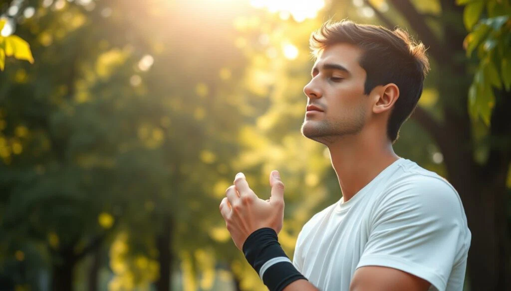 Stressmanagement bei Tennisarm