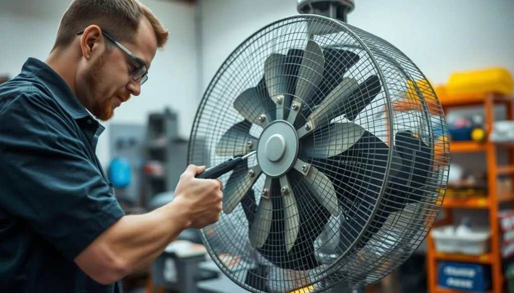 Turmventilator Reinigung und Wartung