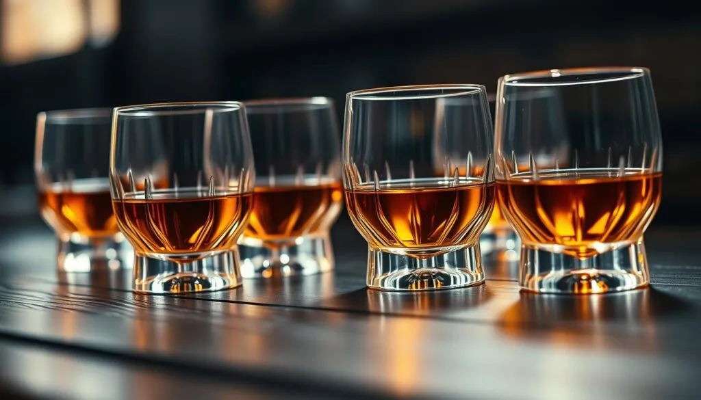 Whiskey Glasauswahl für Rye Whiskey