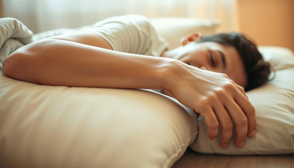 Wie schlafen mit Tennisarm