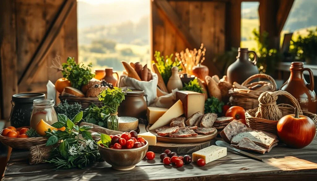 Kulinarische Spezialitäten auf dem Bauernhof im Harz