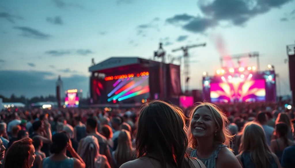 Musikfestival Atmosphäre