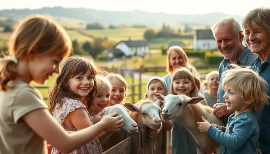Familienausflug auf Kinderbauernhof