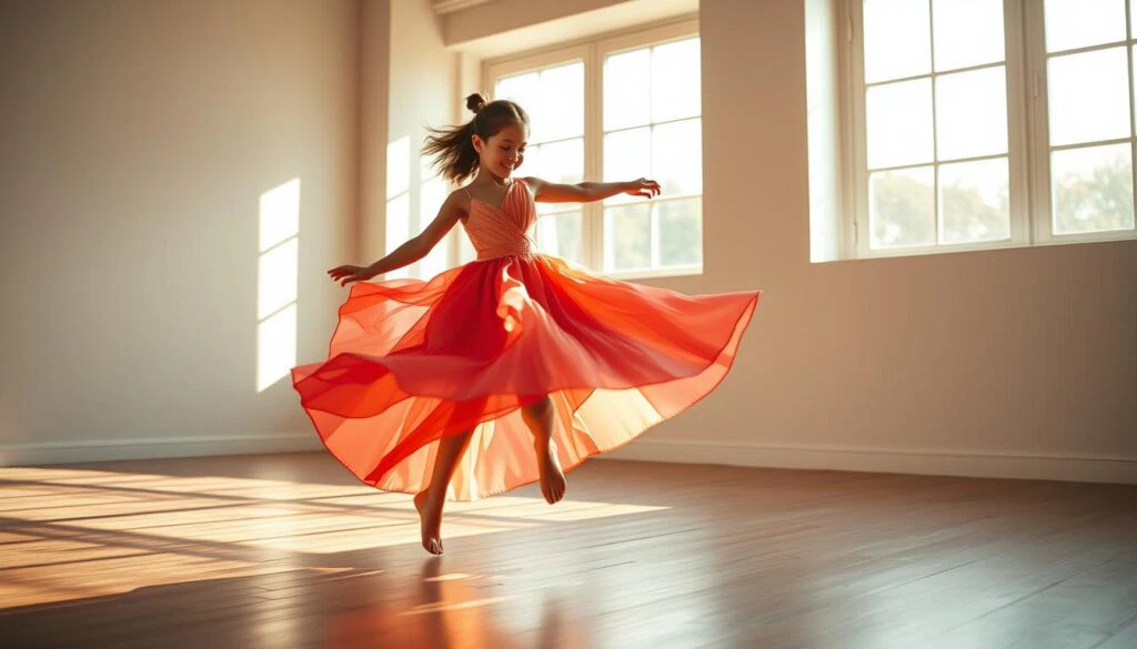 Mädchen beim Tanzen