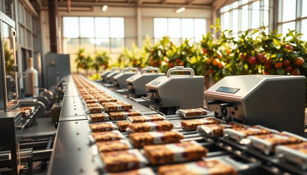 Nachhaltige Proteinriegel Produktion Nachhaltige Proteinriegel Produktion