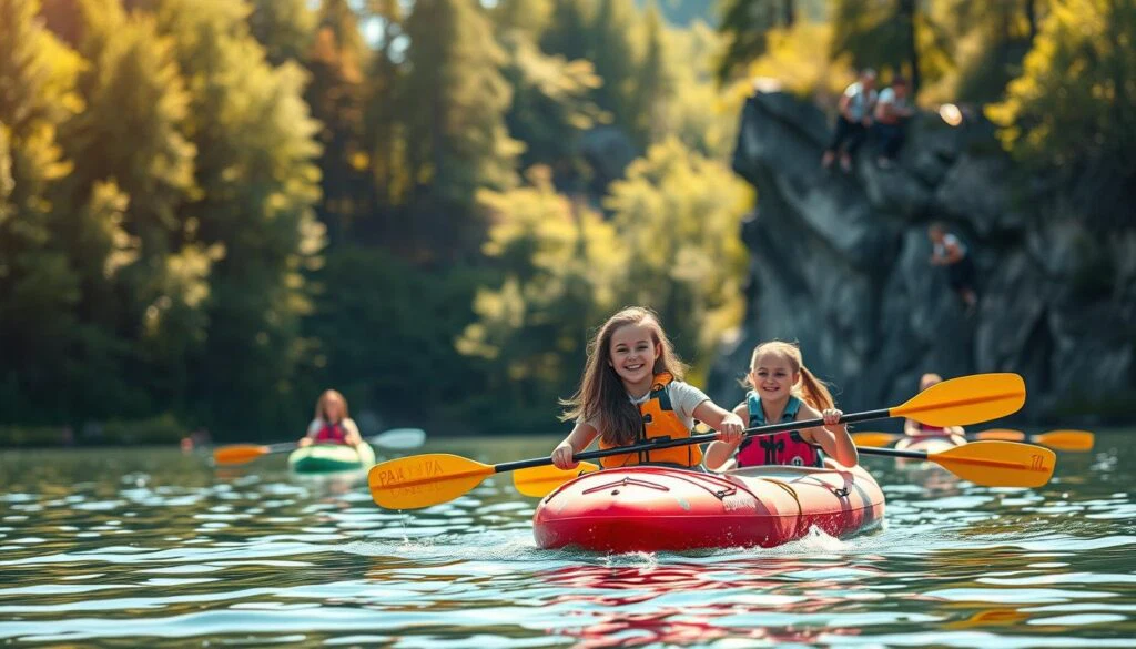 Outdoorsportarten für Mädchen