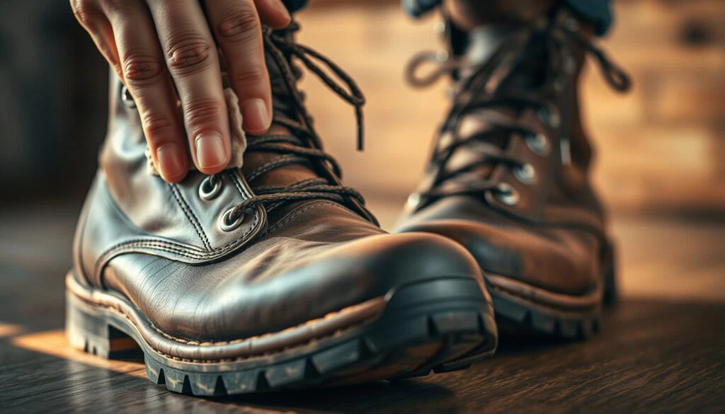 Pflege von Wanderschuhen