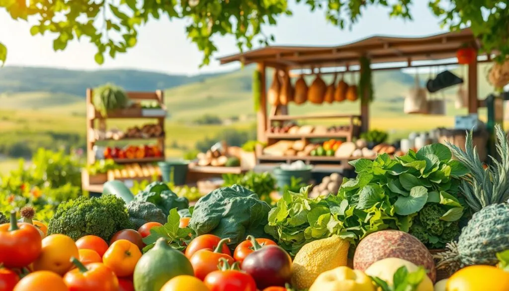 Umweltfreundliche Ernährung und Bio-Lebensmittel