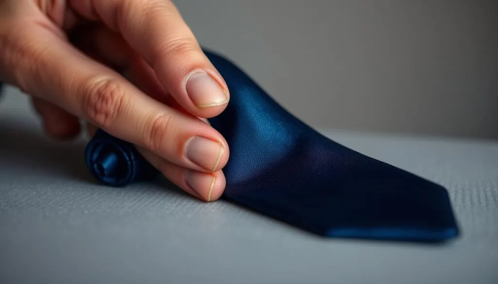 Krawattenknoten für Anfänger Pflege