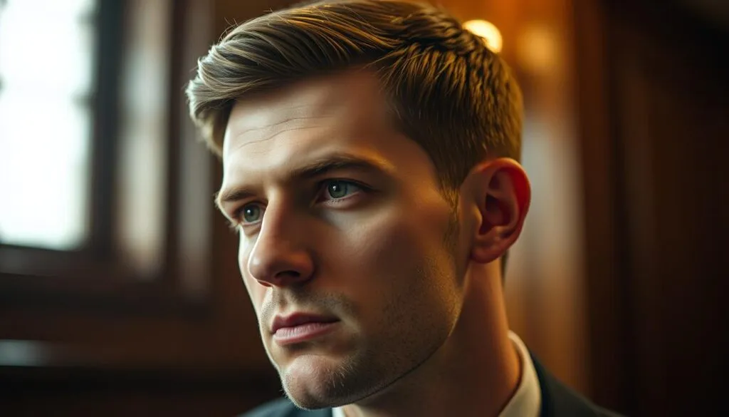 Männer-Haarschnitt Pflege