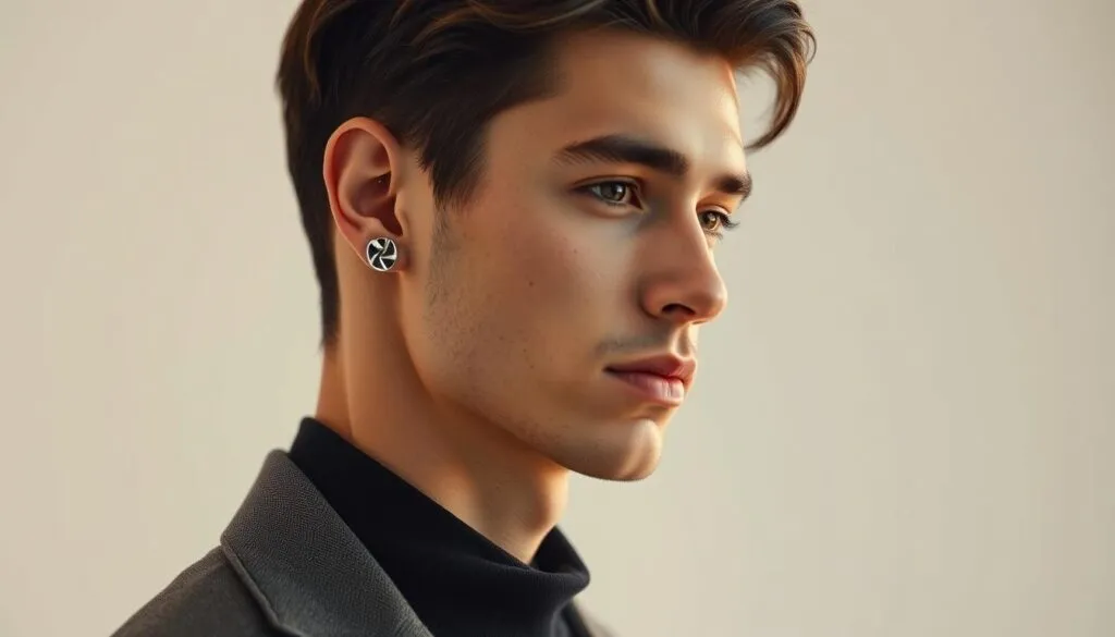 Männer Ohrringe Styling Männer Ohrringe Styling