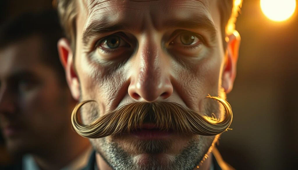 Zwirbelbart Gesichtsformen