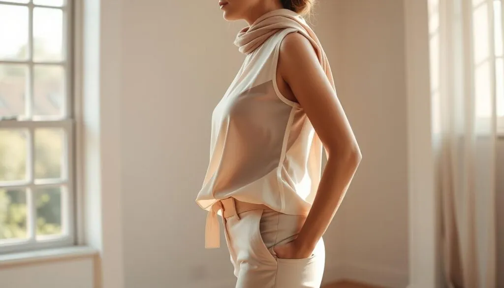 Achselschweiß in Tops reduzieren durch geschickte Kleidungskombination Achselschweiß in Tops reduzieren durch geschickte Kleidungskombination