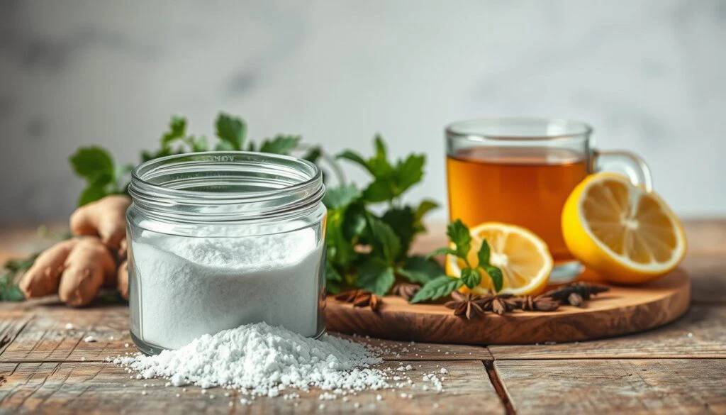 Natron Hausmittel Kombinationen gegen Blähungen