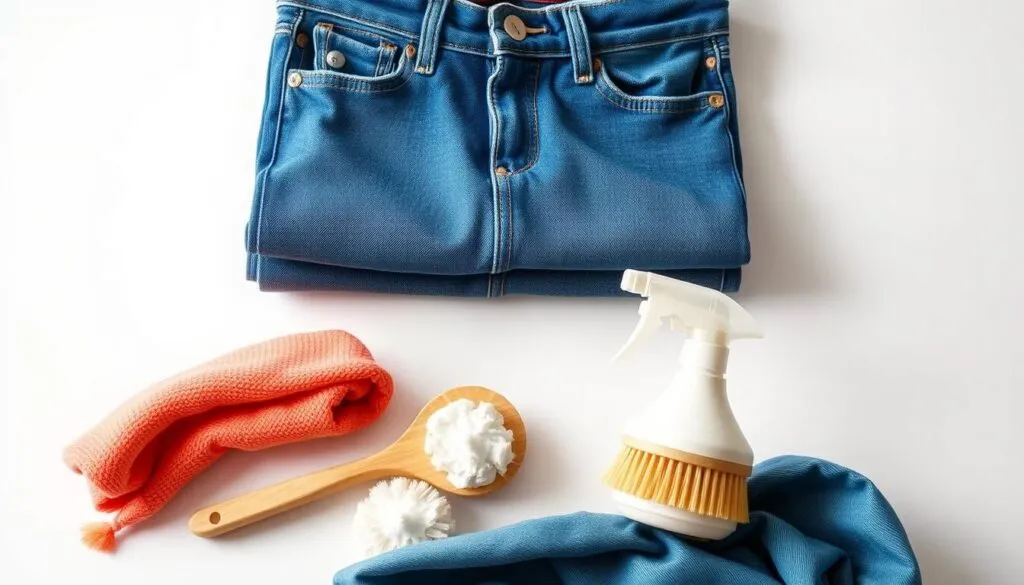 Vorbehandlung neue Jeans waschen