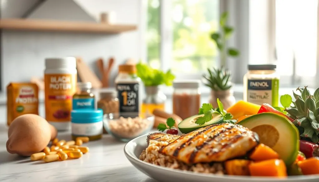 Ernährung für Bauchmuskelaufbau