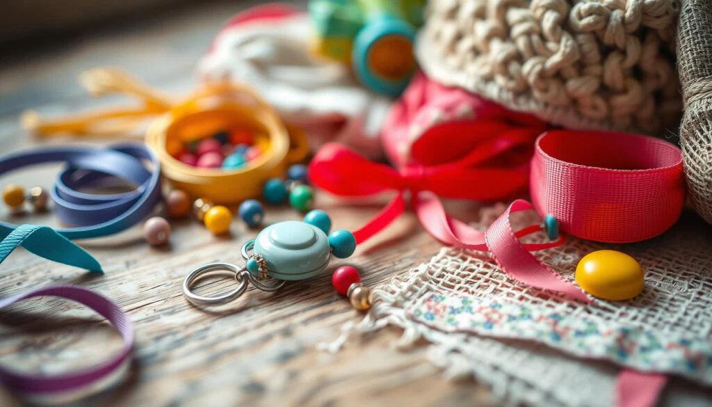 DIY Anleitung Schnullerkette basteln