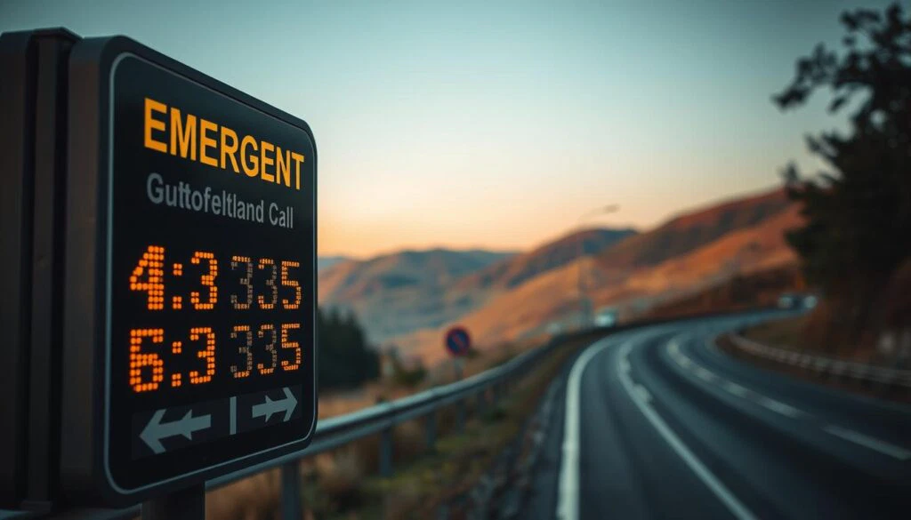 Notrufnummern Autobahn Hilfe