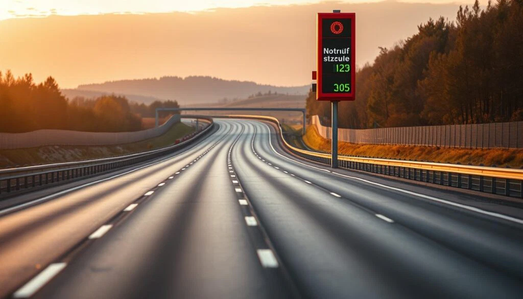 Notrufsäule Autobahn
