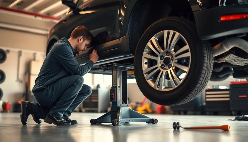 Was ist beim Radwechsel mit einem Wagenheber zu beachten