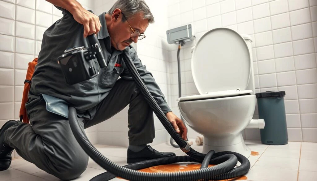 Professionelle Rohrreinigung bei Verstopfung