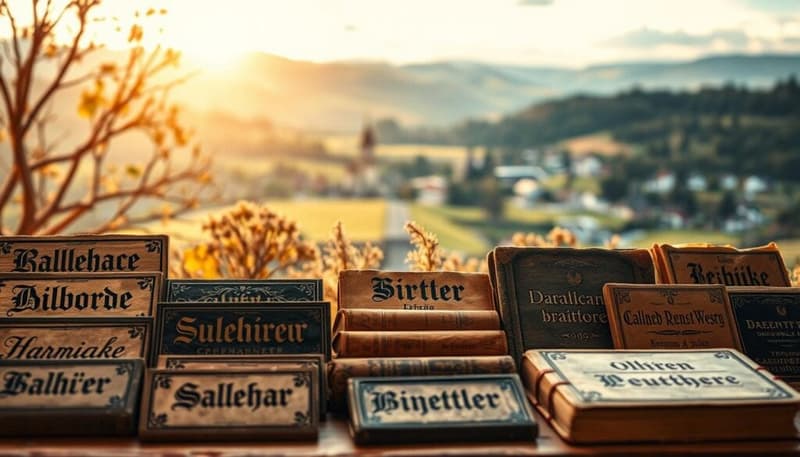 alte deutsche Namen