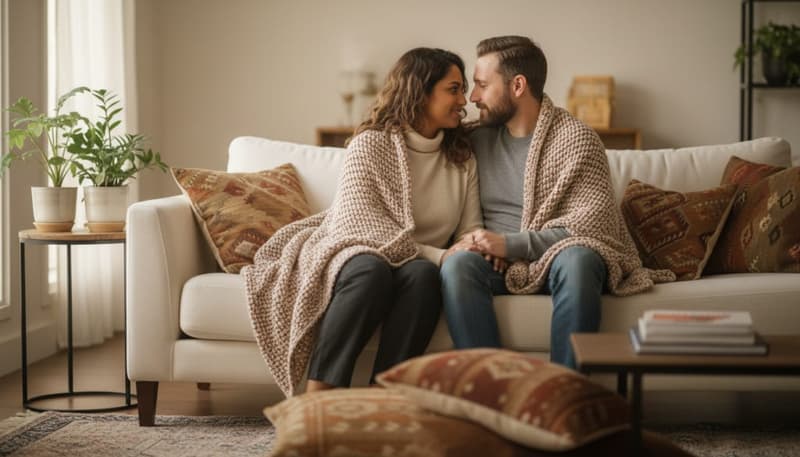 Kuscheln in der Kennenlernphase