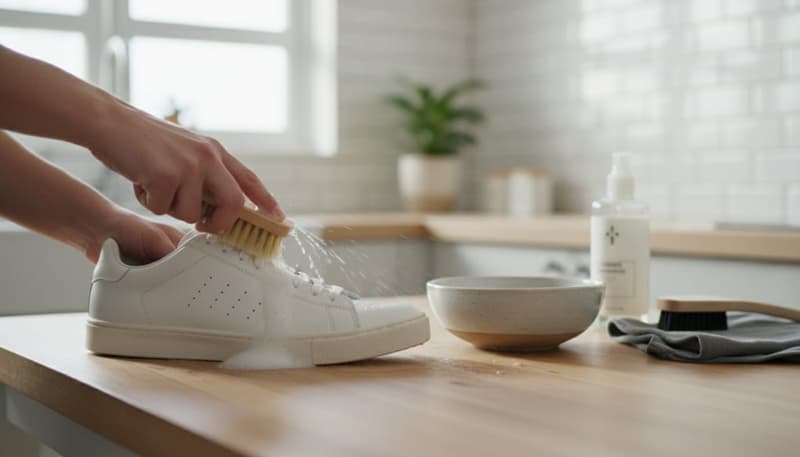 Turnschuhe waschen Hand