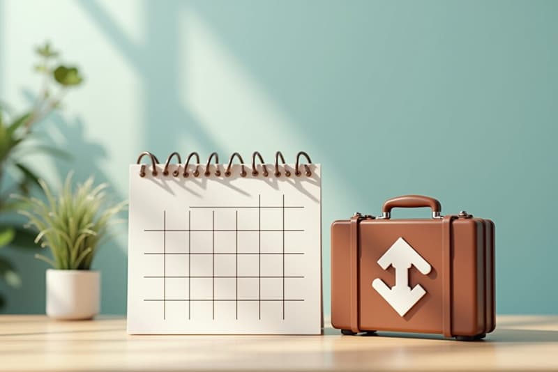 urlaub flexibel buchen-Titel